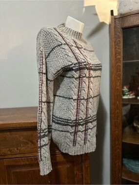 PortsPure Alpaca Wool Blend Asymmetrical Sweater – Quiet Luxury Textured Knit